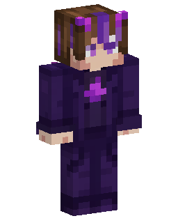 Purple Hooded Boy Minecraft skin