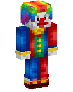 Skin Minecraft Rainbow Clown