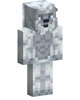White Yeti skin de Minecraft