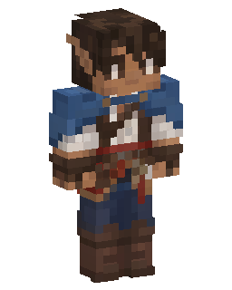 Blue Coat Adventurer Minecraft skin