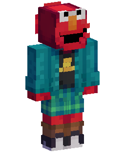 Red Plaid Monster skin de Minecraft