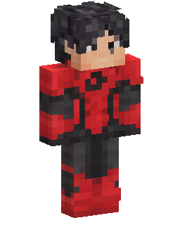 Red Black Streetwear Boy Minecraft skin