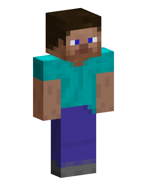 Classic Steve Minecraft skin