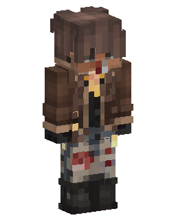Brown Coat Survivor Minecraft skin