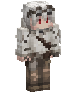 White Haired Warrior Minecraft skin