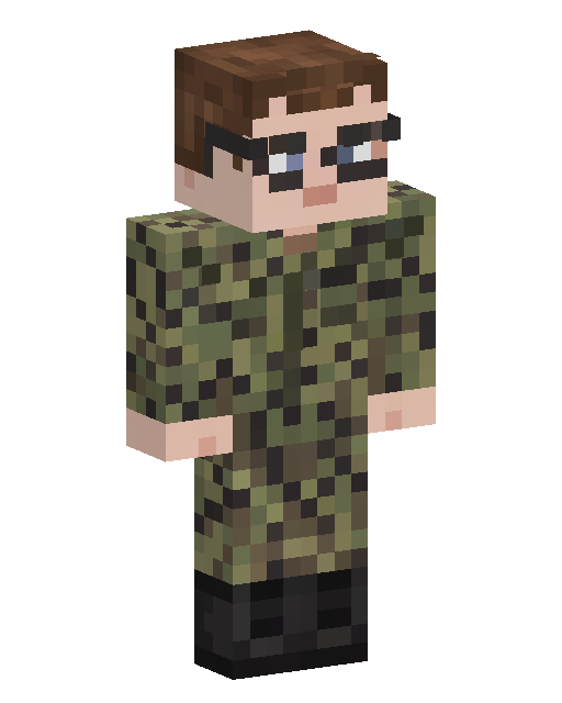 Camouflage Soldier Character Minecraft 皮肤
