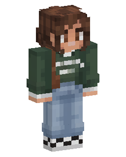Green Jacket Boy skin de Minecraft