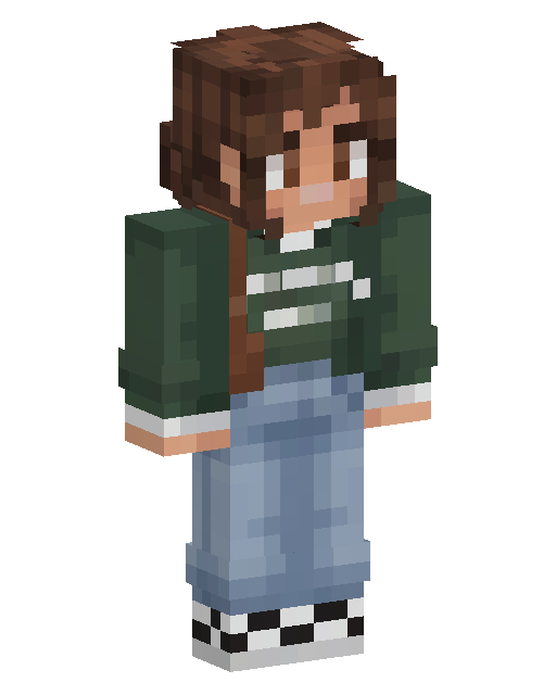 Green Jacket Boy Minecraft 皮肤