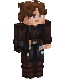 Brown Haired Dark Outfit Minecraft 스킨