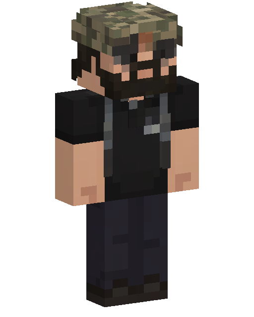 Skin de Minecraft Camouflage Tactical Soldier