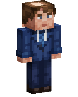 Skin Minecraft Blue Suit Boy