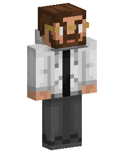 Bearded Lab Scientist skin de Minecraft