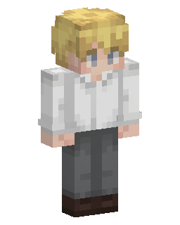 Blond White Shirt Boy 的 Minecraft 皮肤