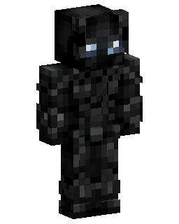 Black Armored Hero Minecraft skin