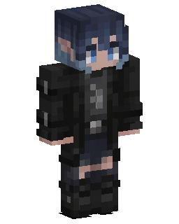 Blue Haired Anime Boy skin de Minecraft