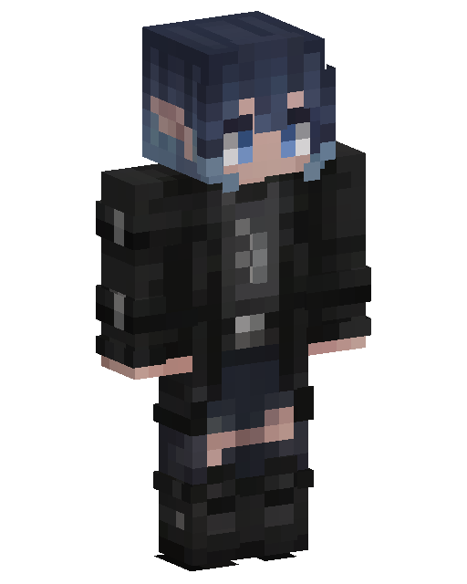 Blue Haired Anime BoyのMinecraftスキン