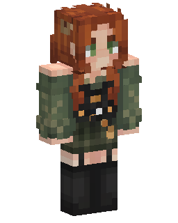 Auburn Jacket Girl skin de Minecraft