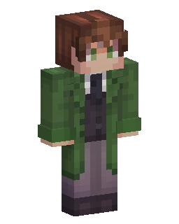 Skin Minecraft Green Jacket Boy