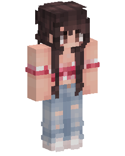 Pink Jacket Girl Minecraft skin