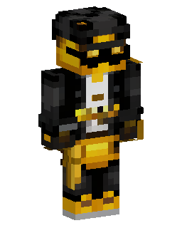 Black Gold Tactical Gamer Minecraft 스킨
