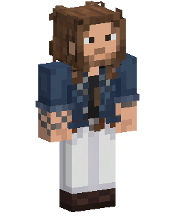 Blue Jacket Girl のMinecraftスキン