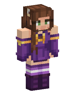 Purple Uniform Girl Minecraft-Skin