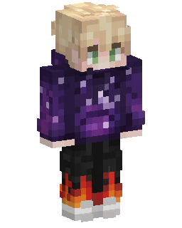 Purple Hoodie Boy skin de Minecraft