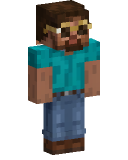 Bro in Sunglasses Minecraft skin