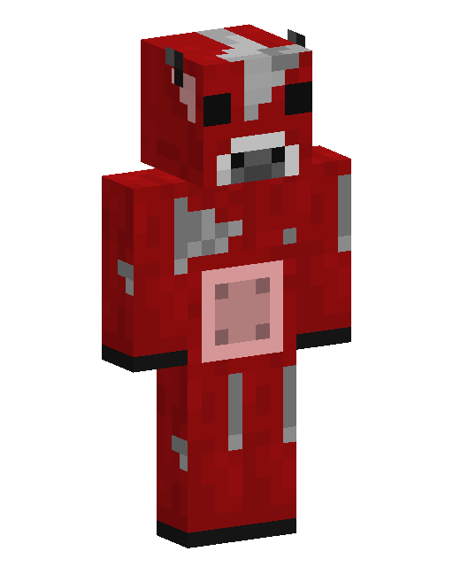 Скін Minecraft Red Mooshroom Cow