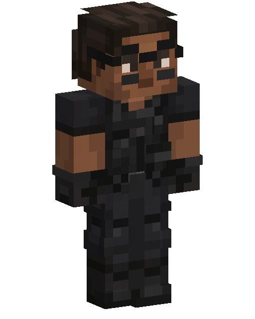 Skin Minecraft Bearded Armored Warrior