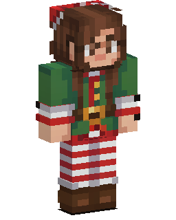 Skin Minecraft Christmas Elf Girl