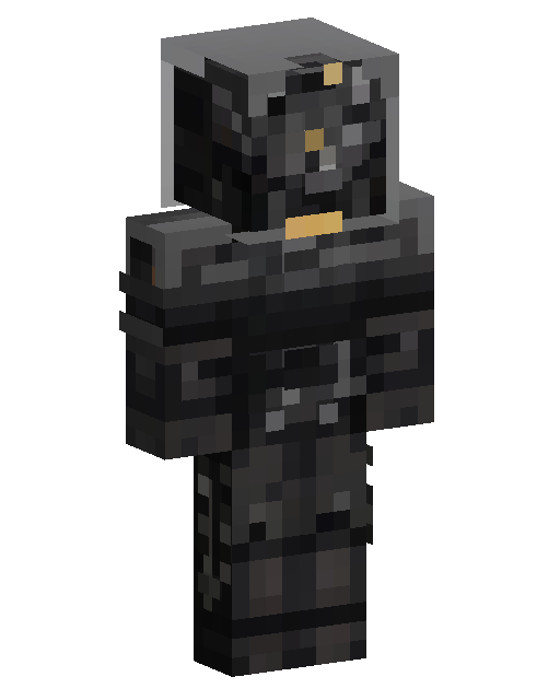 Dark Tactical Soldier Armor Minecraft skin