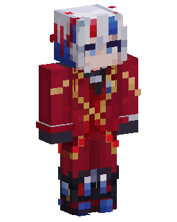 Red Military Uniform Boy skin de Minecraft