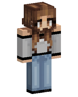 Brown Haired Girl Minecraft skin