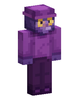 Purple Cat Creature Minecraft skin
