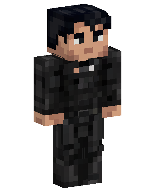 Black Tactical Soldier Minecraft skin