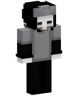 Gray Hoodie Boy skin de Minecraft