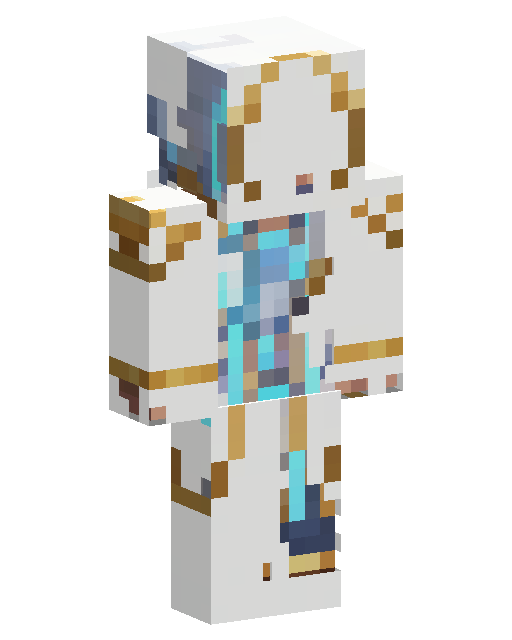 Скин Minecraft Frost Mage In White Robes