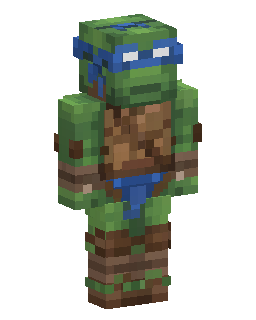 Minecraft-skin Blue Mask Ninja Turtle