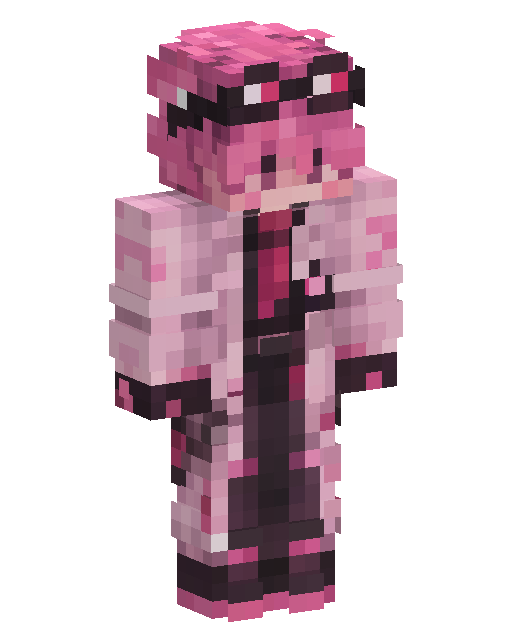 Pink Streetwear Girl Minecraft skin
