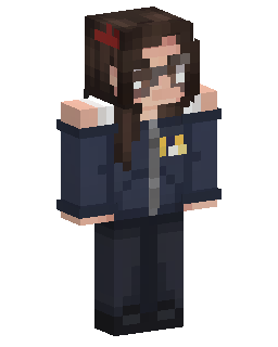 Navy Schoolgirl Minecraft skin