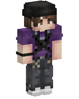 Purple Streetwear Boy skin de Minecraft