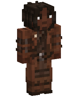 Brown Armored Warrior Minecraft skin