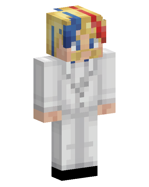 White Uniform Man Minecraft skin