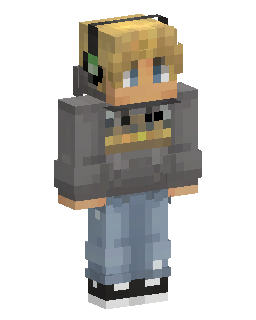 Blonde Hoodie Casual Look 的 Minecraft 皮肤
