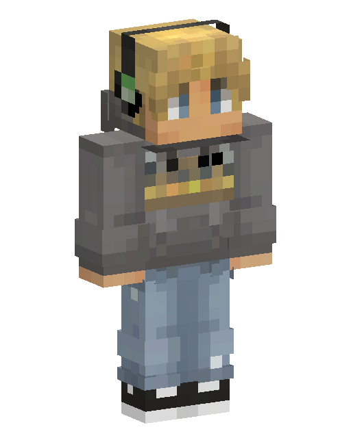 Blonde Hoodie Casual Look Minecraft 皮肤