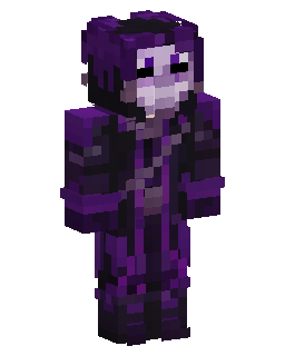 Purple Hooded Warrior Minecraft skin