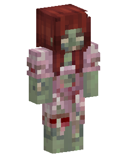 Red Haired Zombie Girl 的 Minecraft 皮肤