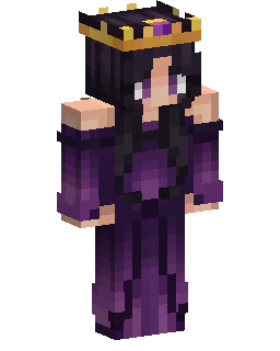 Purple Crowned Ruler skin de Minecraft