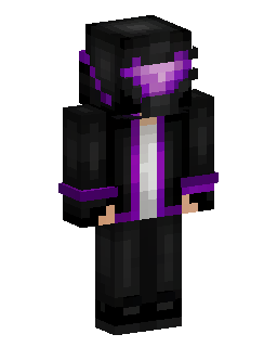 Skin Minecraft Shadow Assassin With Purple Trim